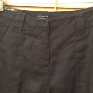 Charter Club black cropped pants
